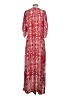 Target 100% Rayon Paisley Red Casual Dress Size S - photo 2