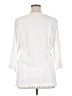 XCVI White 3/4 Sleeve Blouse Size L - photo 2