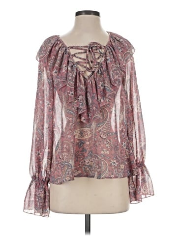 Show Me Your Mumu Long Sleeve Blouse (view 1)