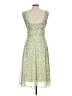 Connected Apparel 100% Polyester Floral Green Cocktail Dress Size 10 - photo 2