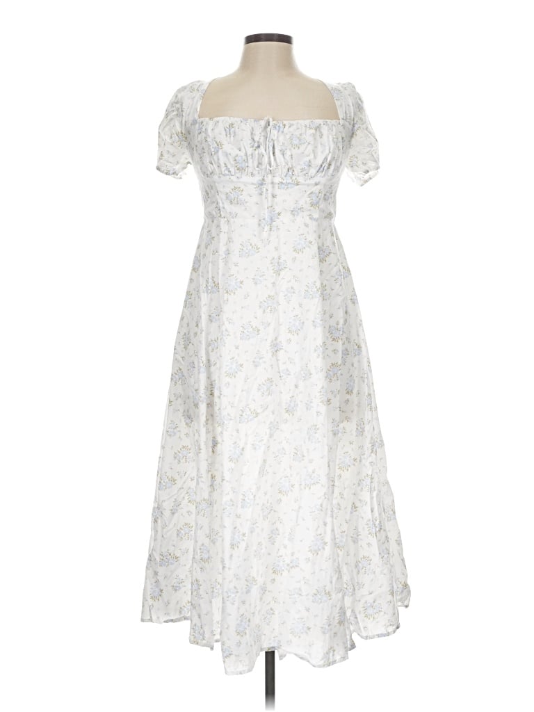 Pre-owned Fore Casual Dress In White