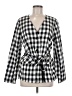 Liz Claiborne Checkered-gingham Black Blazer Size 8 - photo 1