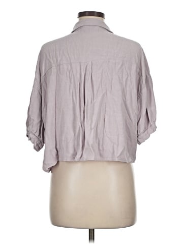 Double Zero 3/4 Sleeve Button-Down Shirt (view 2)