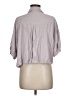 Double Zero Gray 3/4 Sleeve Button-Down Shirt Size M - photo 2