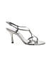 Via Spiga Metallic Silver Sandals Size 8 1/2 - photo 1