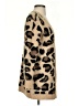 Aqua Animal Print Tan Cardigan Size S - photo 4
