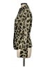 Carlisle Animal Print Green Long Sleeve Blouse Size 8 - photo 5