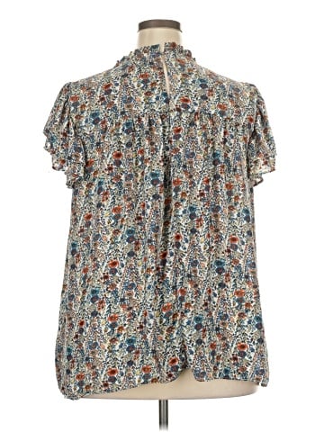 Rose + Olive Short Sleeve Blouse (view 2)