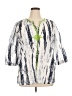 Westbound 100% Cotton White 3/4 Sleeve Blouse Size XL - photo 1