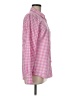 J.Crew 100% Cotton Checkered-gingham Pink Long Sleeve Button-Down Shirt Size 8 - photo 4