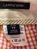 Lands' End 100% Baumwolle Checkered-gingham Yellow Shorts Size 14 - photo 4