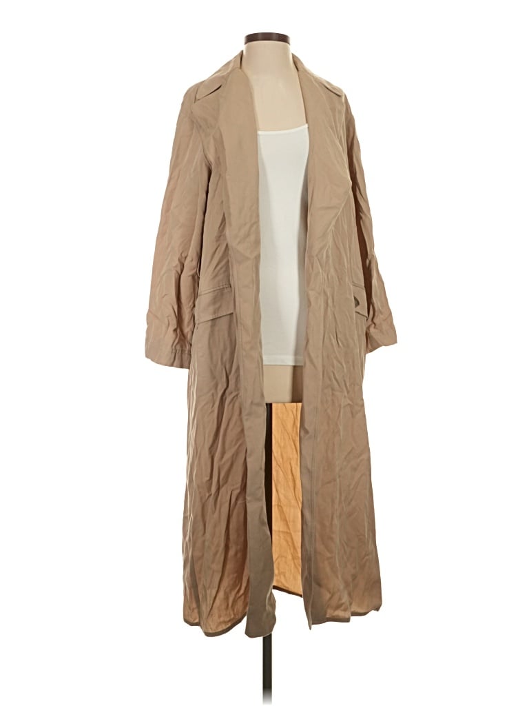 Pre-owned Zara Trenchcoat In Tan