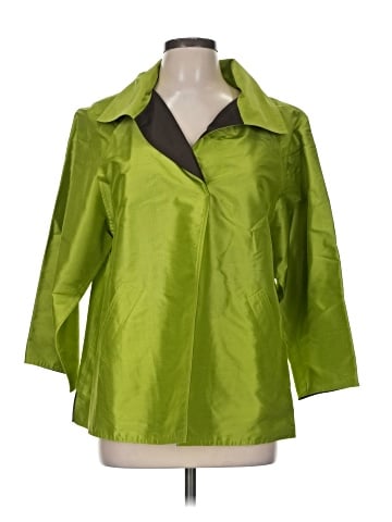 Unbranded 3/4 Sleeve Button-Down Shirt (view 1)