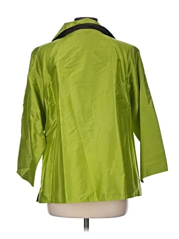 Unbranded 3/4 Sleeve Button-Down Shirt (view 2)