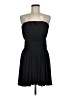 Moda International Solid Black Cocktail Dress Size 8 - photo 1