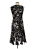 Chaps 100% Polyester Floral Black Cocktail Dress Size 10 - photo 2