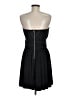 Moda International Solid Black Cocktail Dress Size 8 - photo 2