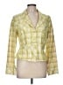Carlisle 100% Silk Yellow Silk Blazer Size 8 - photo 1