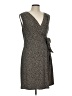 Dana Buchman Animal Print Gray Casual Dress Size L - photo 1