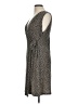 Dana Buchman Animal Print Gray Casual Dress Size L - photo 5