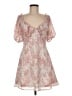 Missguided 100% Polyester Paisley Pink Cocktail Dress Size 8 - photo 1