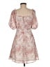 Missguided 100% Polyester Paisley Pink Cocktail Dress Size 8 - photo 2
