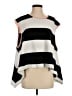Free People 100% Cotton Stripes Gray Poncho Size S - photo 1