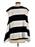 Free People 100% Cotton Stripes Gray Poncho Size S - photo 2
