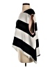 Free People 100% Cotton Stripes Gray Poncho Size S - photo 5