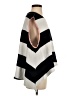 Free People 100% Cotton Stripes Gray Poncho Size S - photo 4