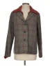 Dialogue Plaid Gray Coat Size S - photo 1