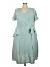 BLOOMCHIC 100% Polyester Teal Casual Dress Size 26 - photo 1