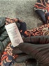 12pm by Mon Ami 100% Polyester Orange Kimono Size M - photo 8