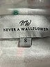 Never A Wallflower Ivory 3/4 Sleeve Blouse Size S - photo 7