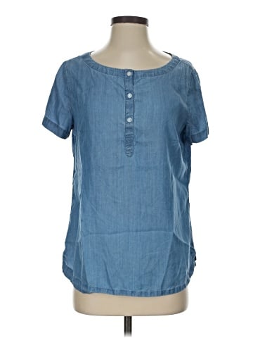 Crown & Ivy Short Sleeve Blouse (view 1)