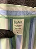 Blair Stripes Green 3/4 Sleeve Blouse Size XL - photo 7
