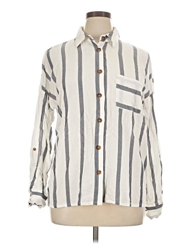 Sweet Wanderer Long Sleeve Button-Down Shirt (view 1)