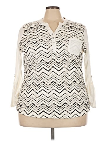 Bongo 3/4 Sleeve Blouse (view 1)