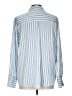 Maison d' Amelie Stripes Blue Long Sleeve Blouse Size L - photo 2