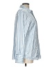Maison d' Amelie Stripes Blue Long Sleeve Blouse Size L - photo 4