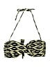 Robin Piccone Animal Print Gold Swimsuit Top Size S - photo 1