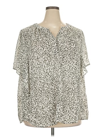 Chaps Short Sleeve Blouse (view 1)