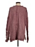 Free People 100% Cotton Burgundy Pullover Sweater Size S - photo 2