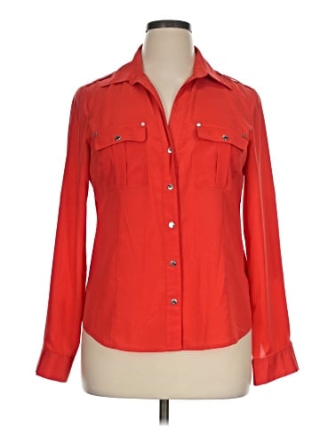 MICHAEL Michael Kors Long Sleeve Blouse (view 1)