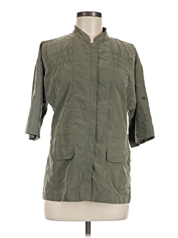 Chico's 3/4 Sleeve Button-Down Shirt (view 1)
