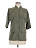Chico's Green 3/4 Sleeve Button-Down Shirt Size Med (1) - photo 1