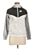 Nike 100% Polyester Silver Cardigan Size L - photo 1