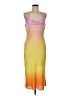 Express 100% Polyester Tie-dye Orange Casual Dress Size M - photo 1