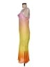Express 100% Polyester Tie-dye Orange Casual Dress Size M - photo 5
