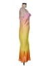 Express 100% Polyester Tie-dye Orange Casual Dress Size M - photo 4
